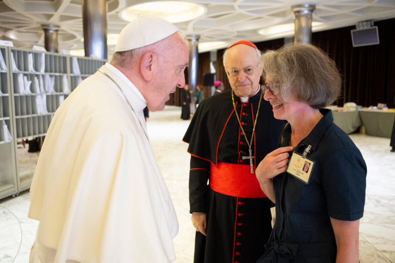 Pope appoints first woman in senior synod post
