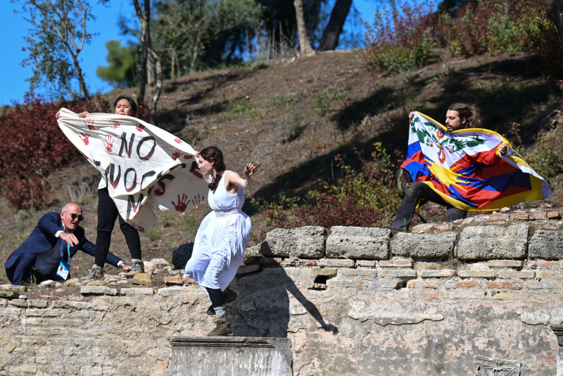 Tibet activists sidetrack Beijing Winter Olympics flame ceremony