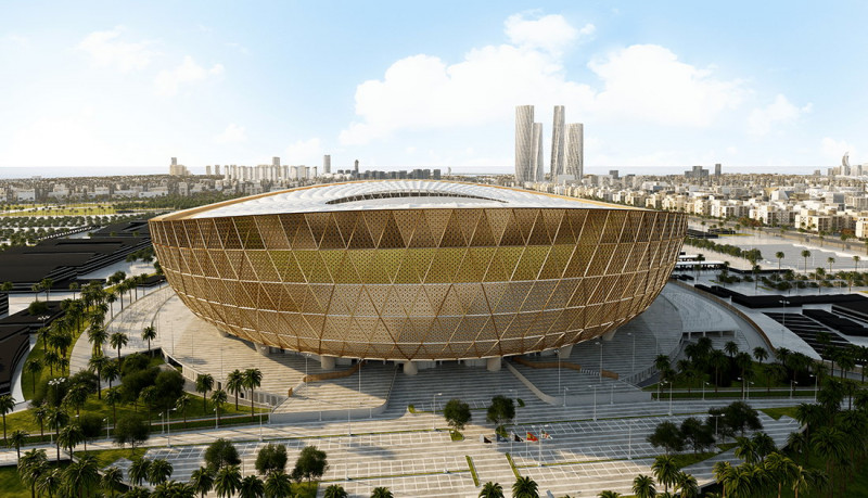 Qatar’s migrant army queues for glimpse of World Cup