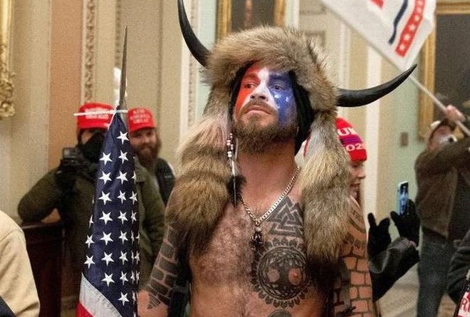 Trump backer seen in horned fur hat charged over Capitol violence