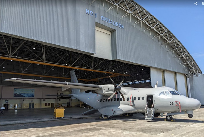First of three converted CN-235 aircrafts successfully delivered by US Navy