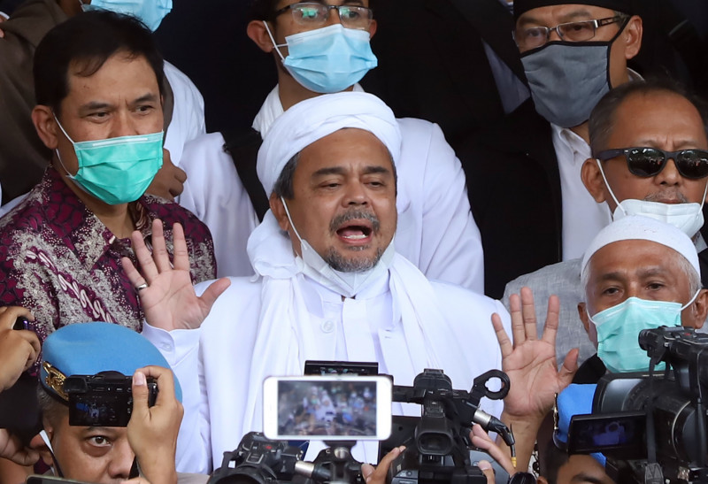 Hard-line ulama nabbed for breaching Indonesia’s virus rules