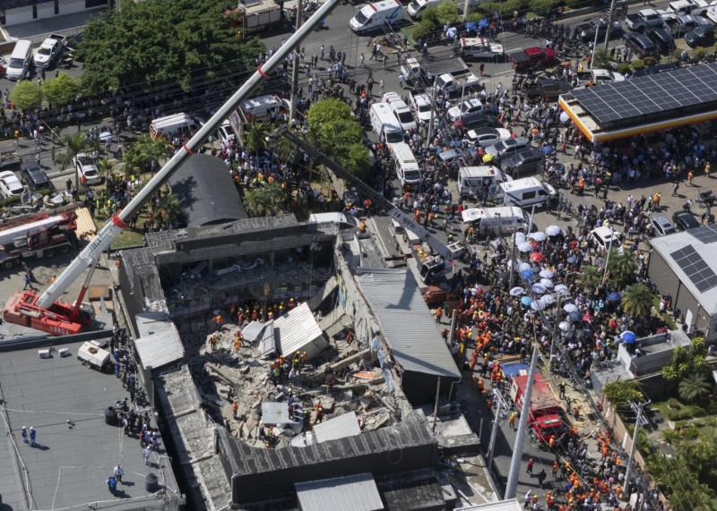 Roof collapses at a Dominican Republic nightclub, killing at least 79 people