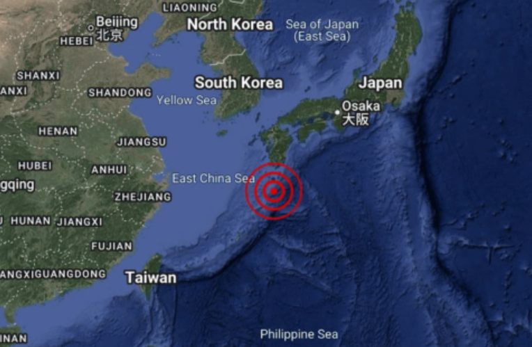 A magnitude 5.1 earthquake strikes Japan’s Ryukyu Islands