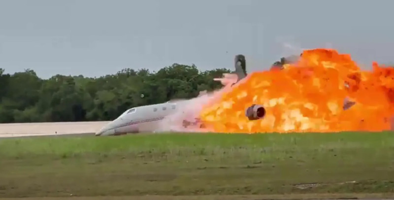 Private jet crashes in Dominican Republic, explodes into massive fireball (video)