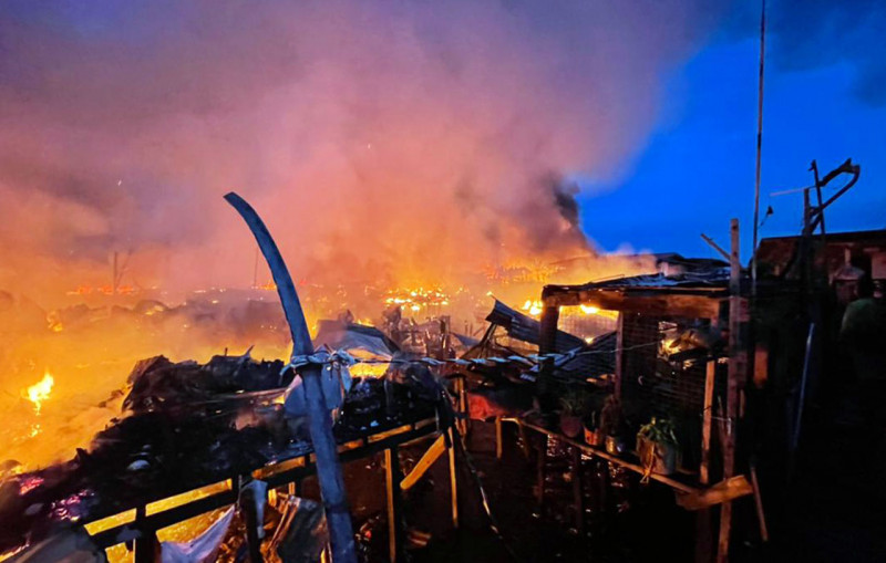 Large explosion sends Kg Tg Aru Baru residents fleeing as 23 homes razed