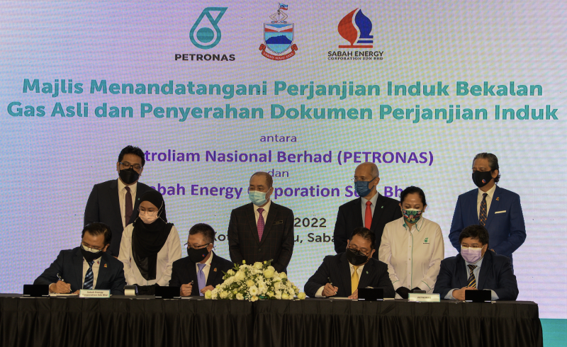 Petronas, Sabah launch state gas master plan