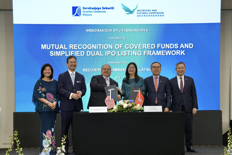 Malaysia - Hong Kong sign landmark pact to boost cross-border fund listings and dual IPOs