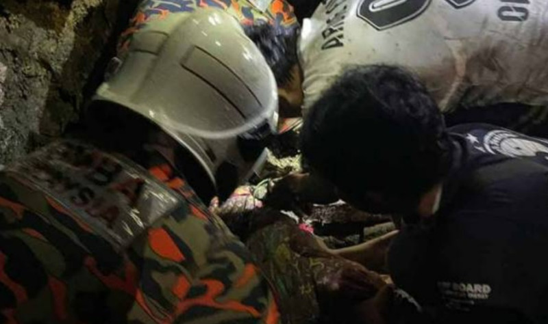 Landslide leaves a mother dead after pre-dawn meal