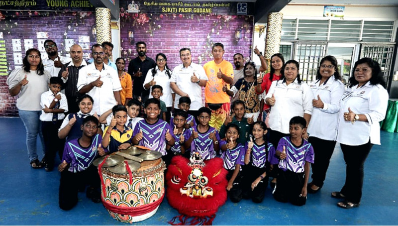 Johor Tamil school leads way with all-Indian lion dance troupe