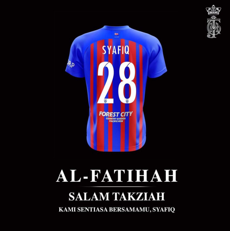 We’re always with you Syafiq, TMJ says after fatal crash