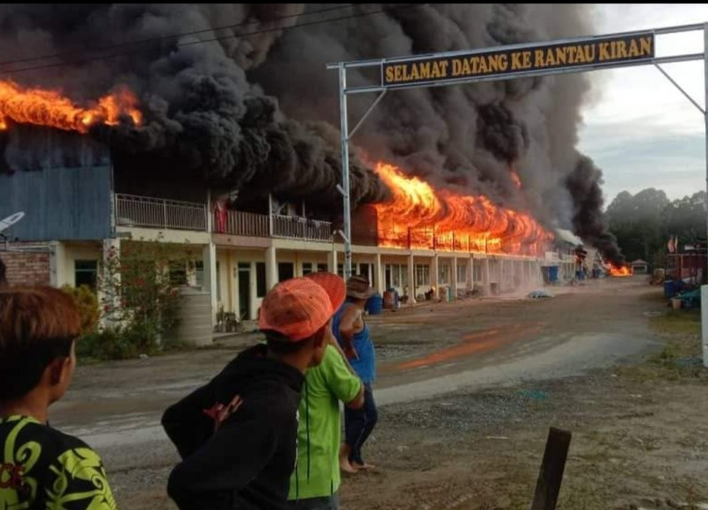 Another longhouse in Sarawak engulfed in flames