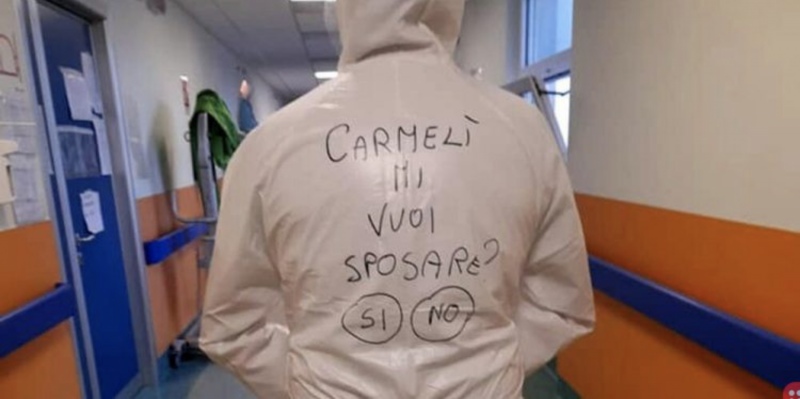 Covid-19 nurse proposes using PPE suit