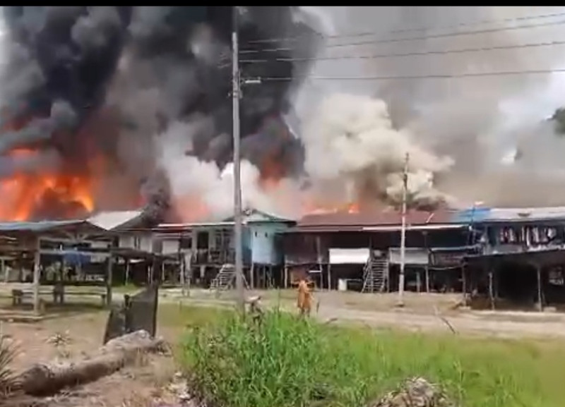 Another longhouse in Sarawak destroyed in fire 
