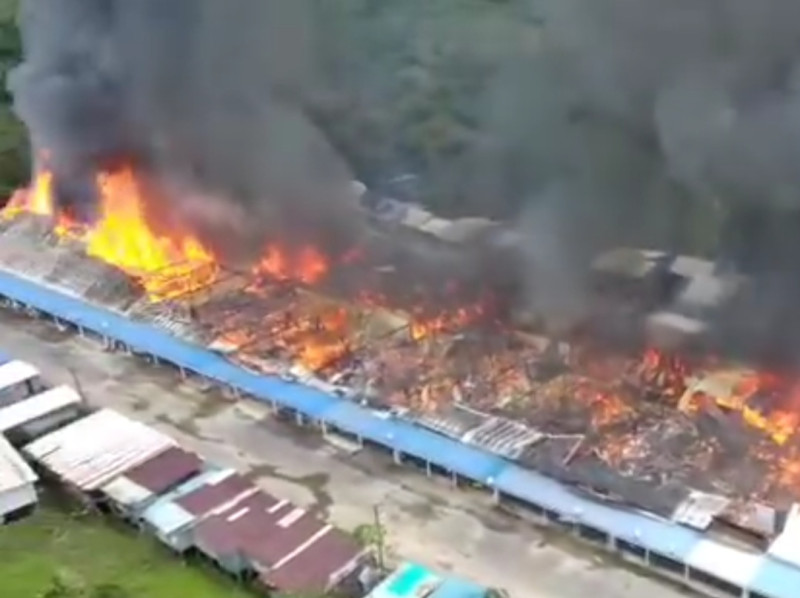 More than 300 natives left homeless after longhouse destroyed in fire