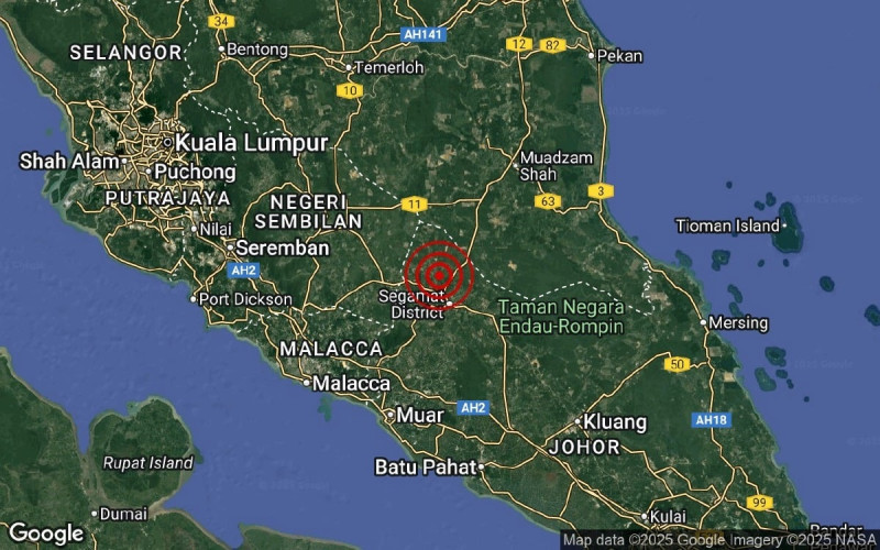 RM550,000 needed to repair minor quake damage at 15 government buildings in Segamat