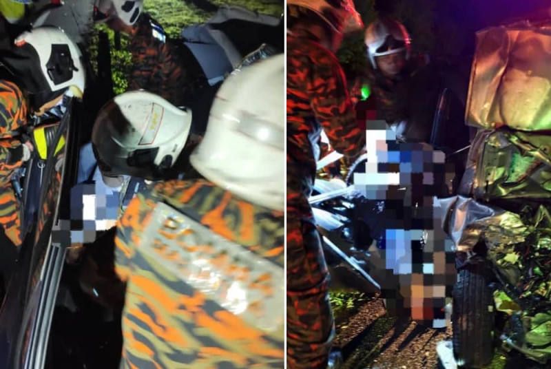 Two dead and five injured in early-morning three-vehicle collision on Senai–Desaru Highway