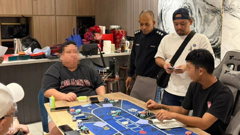 Cops bust late-night ‘mini casino’ operating from Sentul home, five arrested
