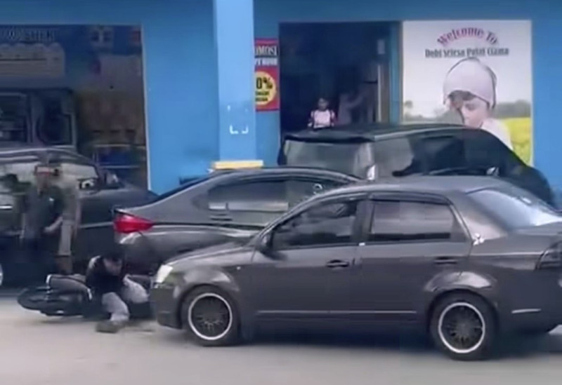 Three arrested after man suffers broken leg in car-ramming over loan dispute