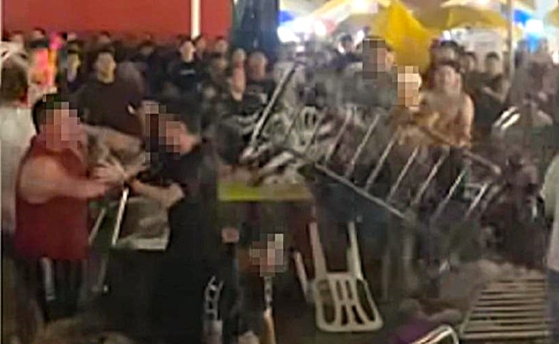 Water gun dispute leads to arrest of 5 men at Songkran festival in a Damansara Mall