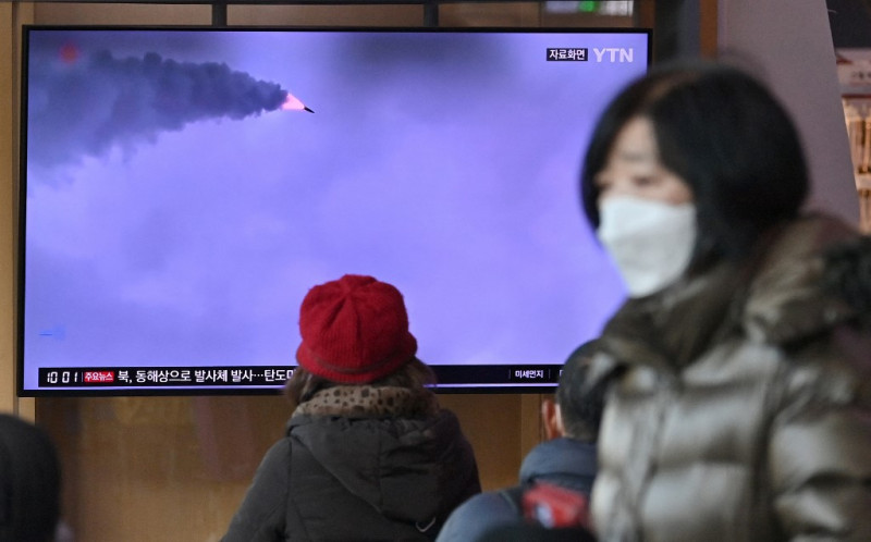 North Korea fires ballistic missile days before South’s election