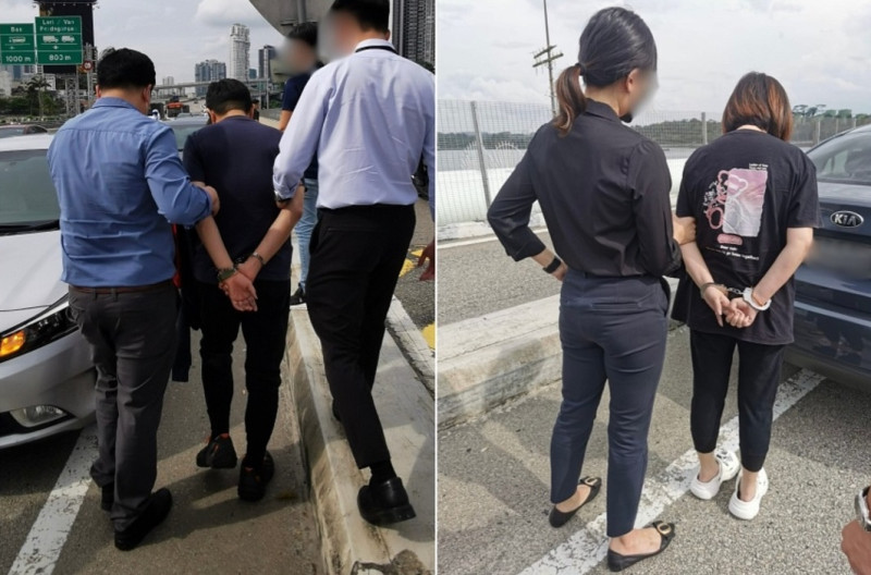 Singaporean couple nabbed in Johor after 19-years on the run