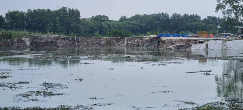 Work stopped at Sungai Rasau water supply project after breach