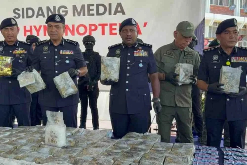 Police uncover RM16m drug smuggling network using second-hand vehicles shipped to Sabah
