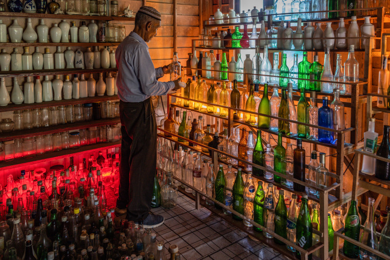 Saving the world one glass bottle at a time
