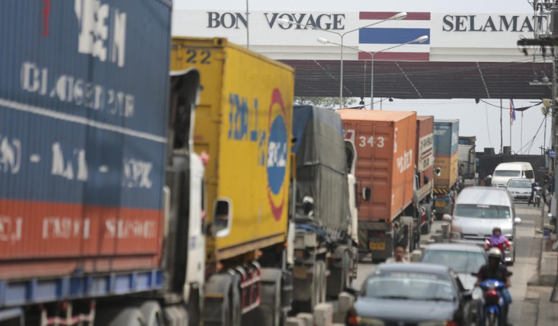 Thailand’s border and transit trade up 2.7% in January to 145 billion Baht