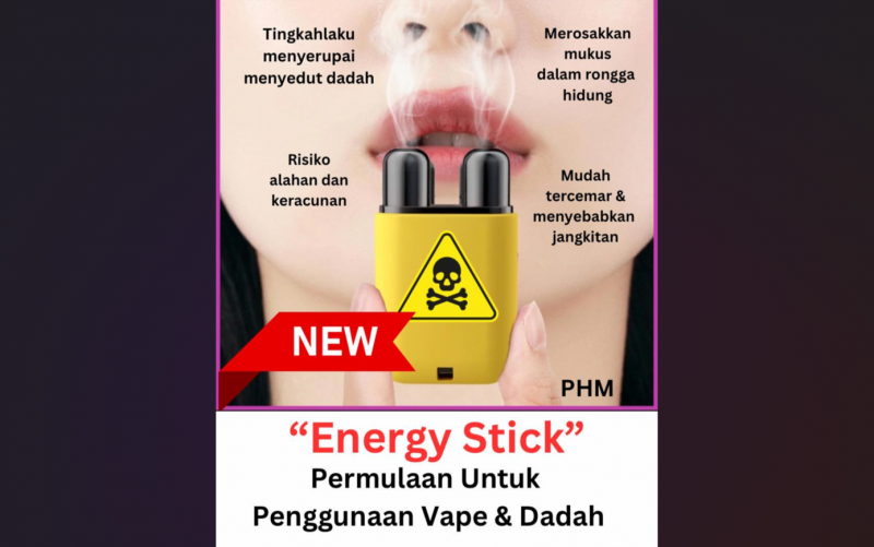 Drug-like ‘Energy Stick’ inhaler aimed at schoolkids not registered with govt, warns MoH