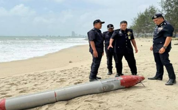 Torpedo-shaped object found on Pantai Seberang identified as marine research device