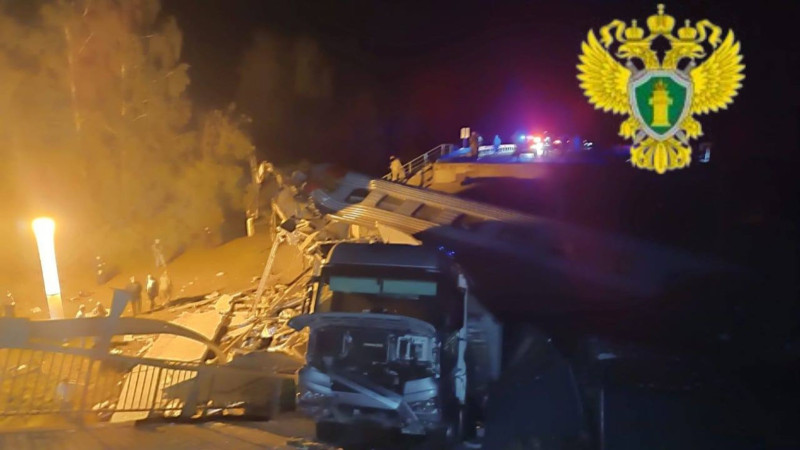 Seven killed after bridge collapse, train derailment in Russia's Bryansk region bordering Ukraine