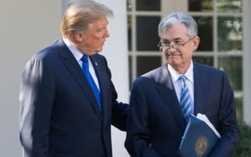 Trump steps down from threat to fire Fed's Powell, market jumps