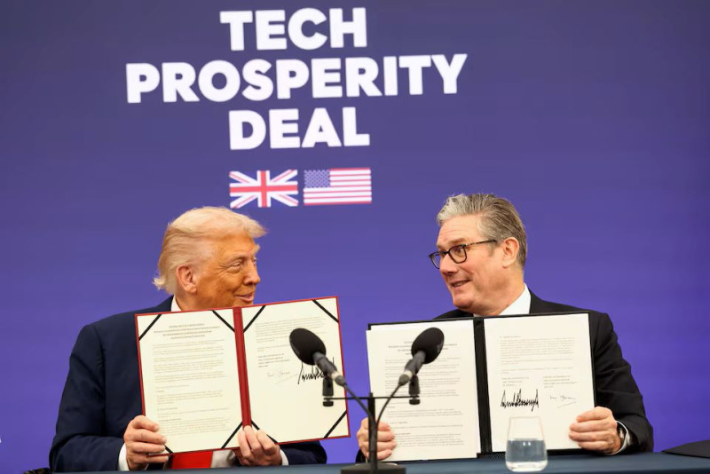 Starmer, Trump hail renewal of 'special relationship', skirt difficult issues