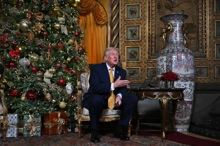 Trump marks Christmas with air strikes and hard-edged faith politics