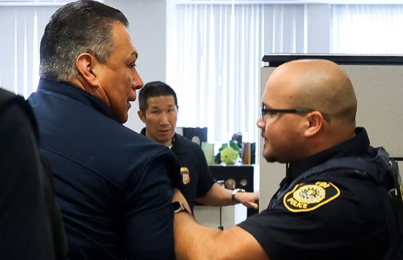 Trump official vows to 'liberate' LA; Democratic US senator taken away and handcuffed