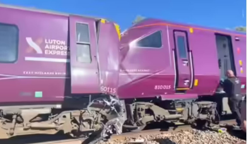 Train driver killed and 89 injured as Bedford rail collision triggers major emergency response
