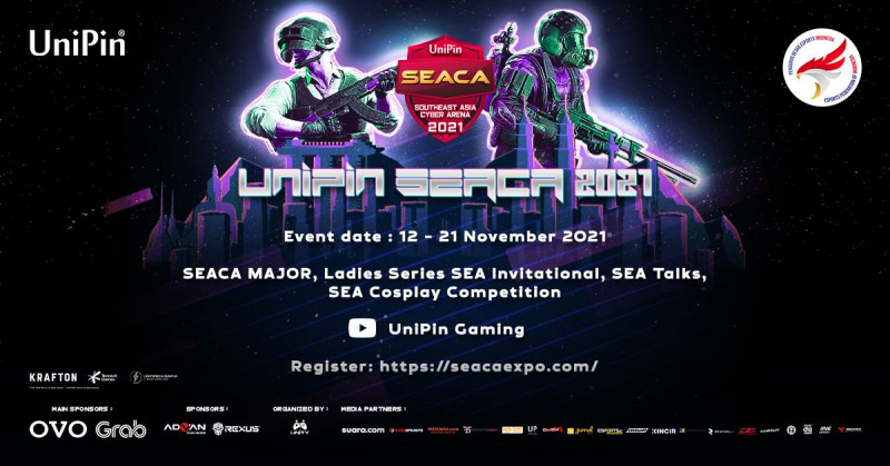 UniPin SEACA 2021 is back with the best of Southeast Asia's esports teams