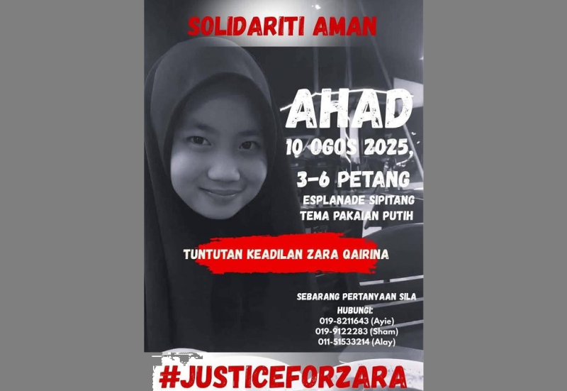 Sabah towns join justice for Zara movement