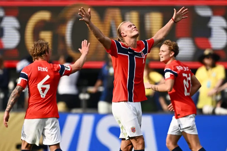 Haaland double sends Norway into historic first World Cup quarter-finals as Brazil crash out 