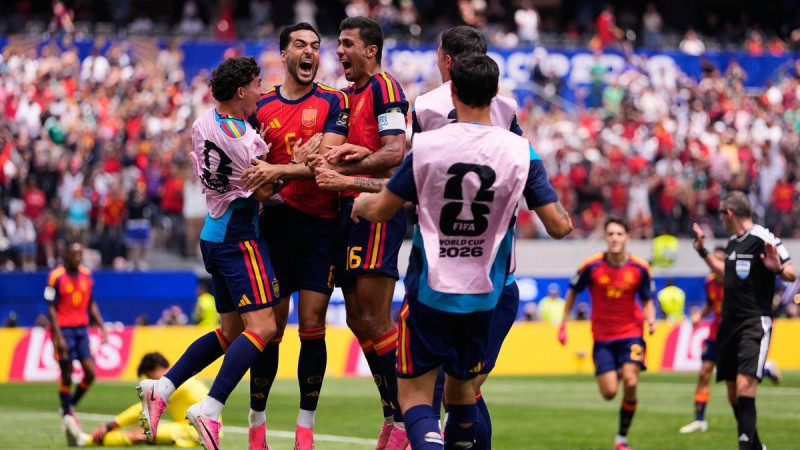 Merino's late winner sends Spain past Belgium into World Cup semi-finals