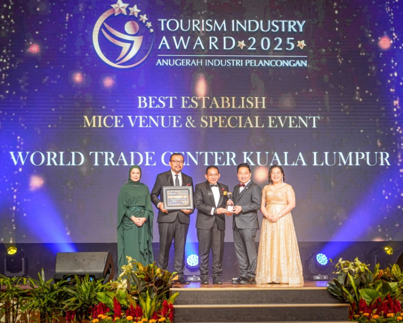 WTCKL named best established MICE venue at 2025 Tourism Industry Awards