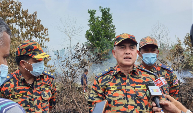 3 Pahang districts battling forest fires