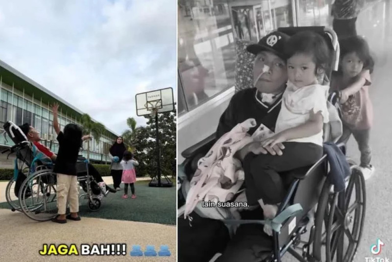 Six-year-old girl aspires to become doctor to care for father left paralysed by accident