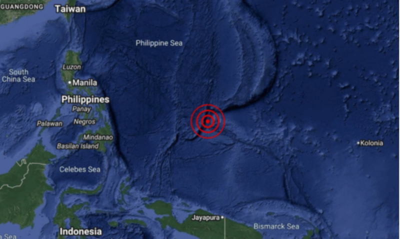 5.4-magnitude earthquake strikes Western Caroline Islands