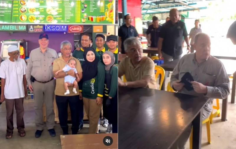 Agong takes Monaco royalty out for cendol