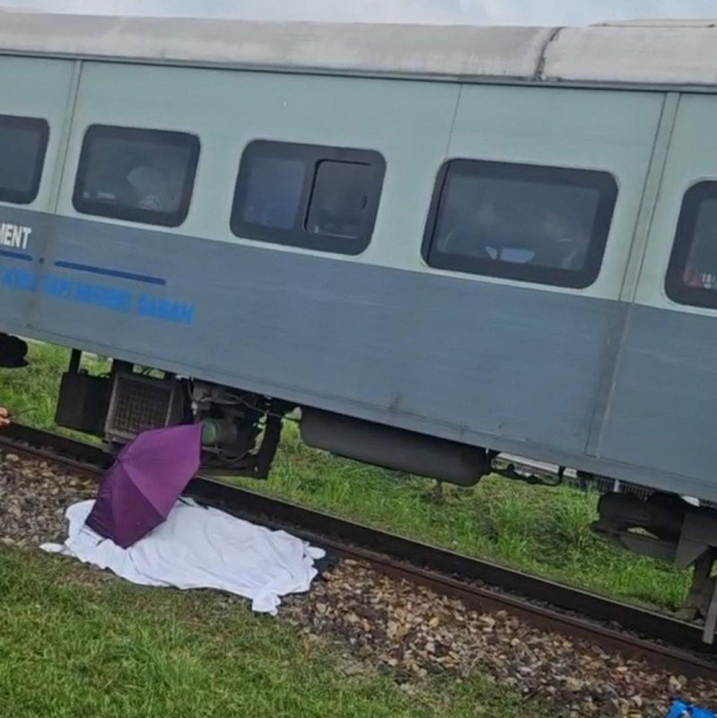 Woman killed, child injured in train accident in Sabah