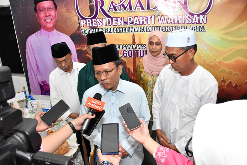 ‘Our only alliance is with the people of Sabah’ – Shafie Apdal