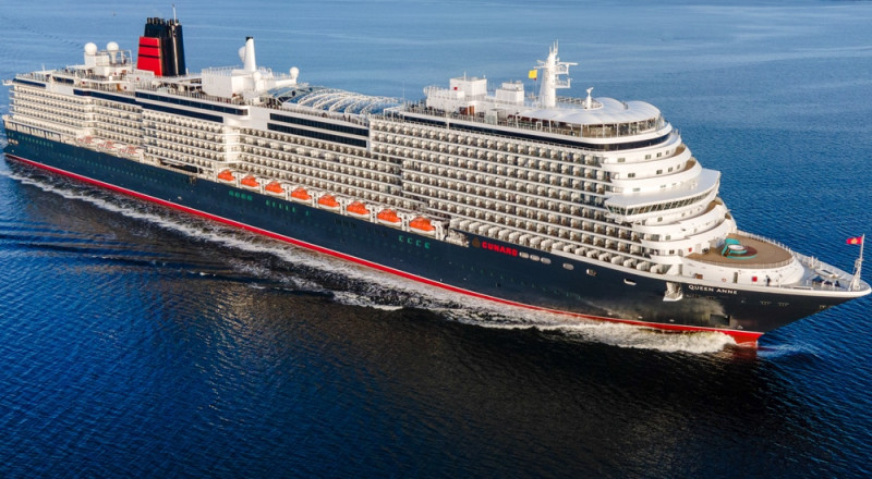 Queen Anne, one of the world's largest cruise liners makes maiden call at Penang